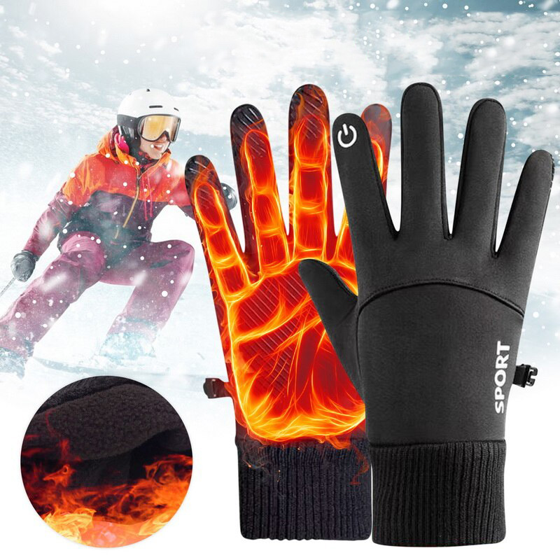 Ski Glove Waterproof - Winter warme, volledige vingerhandschoenen, waterdicht, winddicht,