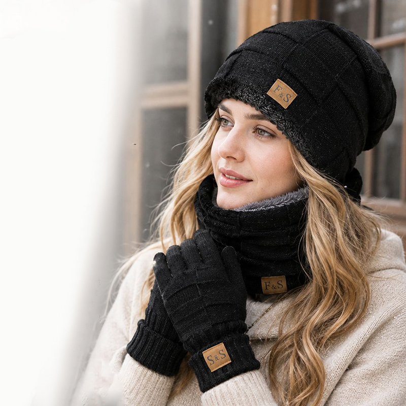 Winter warme dikke muts, sjaal - Wool Glove Lined recensie en prijs