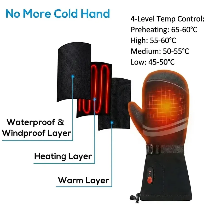 Voor Winter Skiën Waterdichte  - Ski Glove Waterproof recensie en prijs